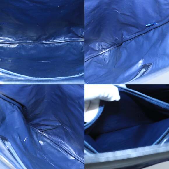 CELINE C Macadam Canvas Noevir Collaboration Hand Bag Navy - Picture 11 of 11